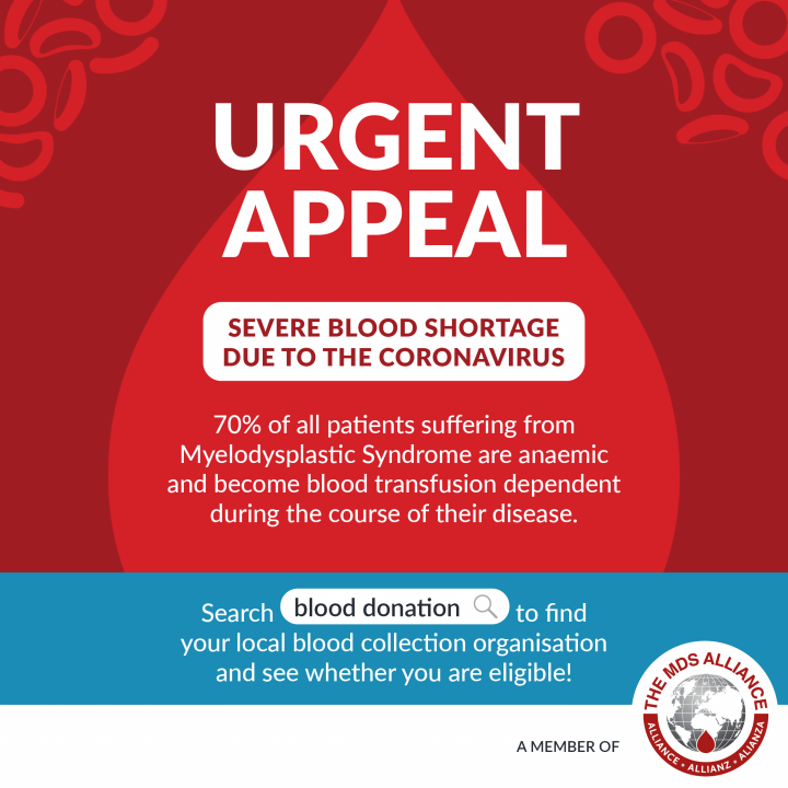 MDSA Blood Appeal - Graphic for Instagram