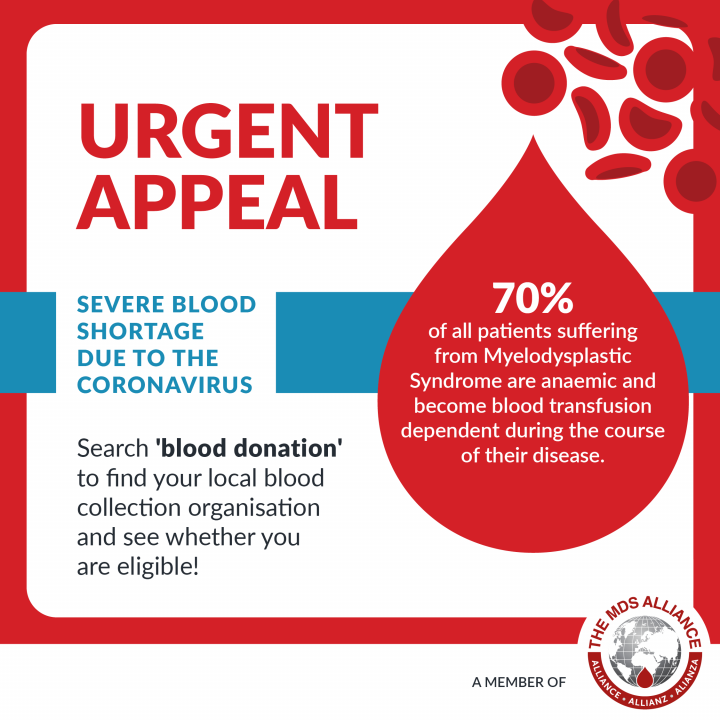 MDSA Blood Appeal - Graphic for Instagram