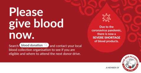 Donate blood English