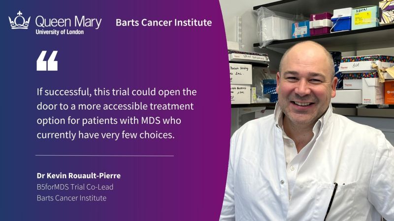 Dr Kevin Rouault-Pierre, Barts Cancer Institute